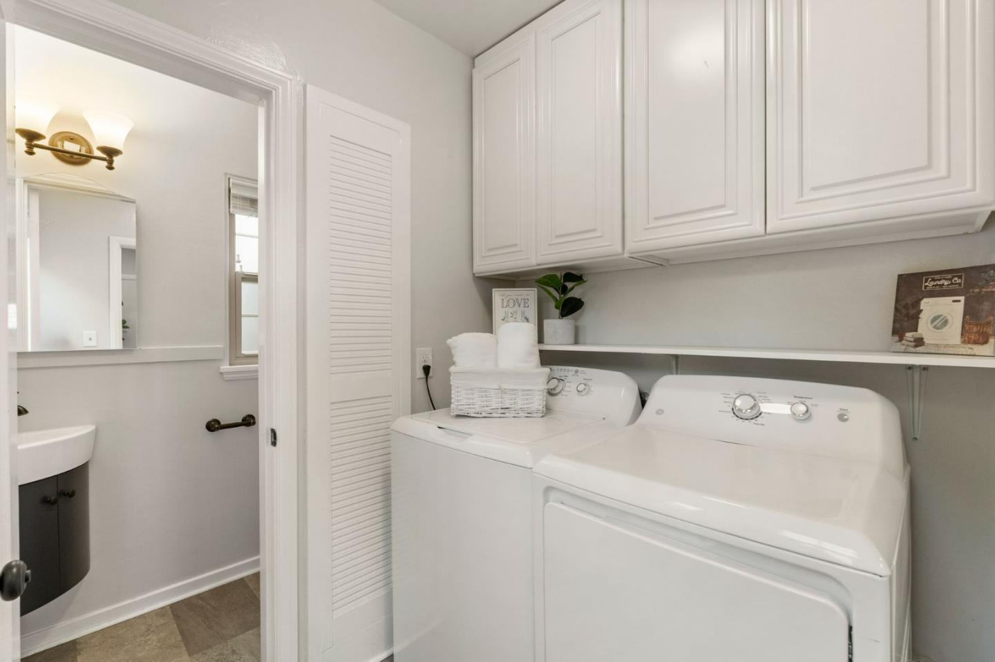 796 Willborough Road Burlingame, CA 94010 - Photo 25 of 31 a utility room with dryer and washer