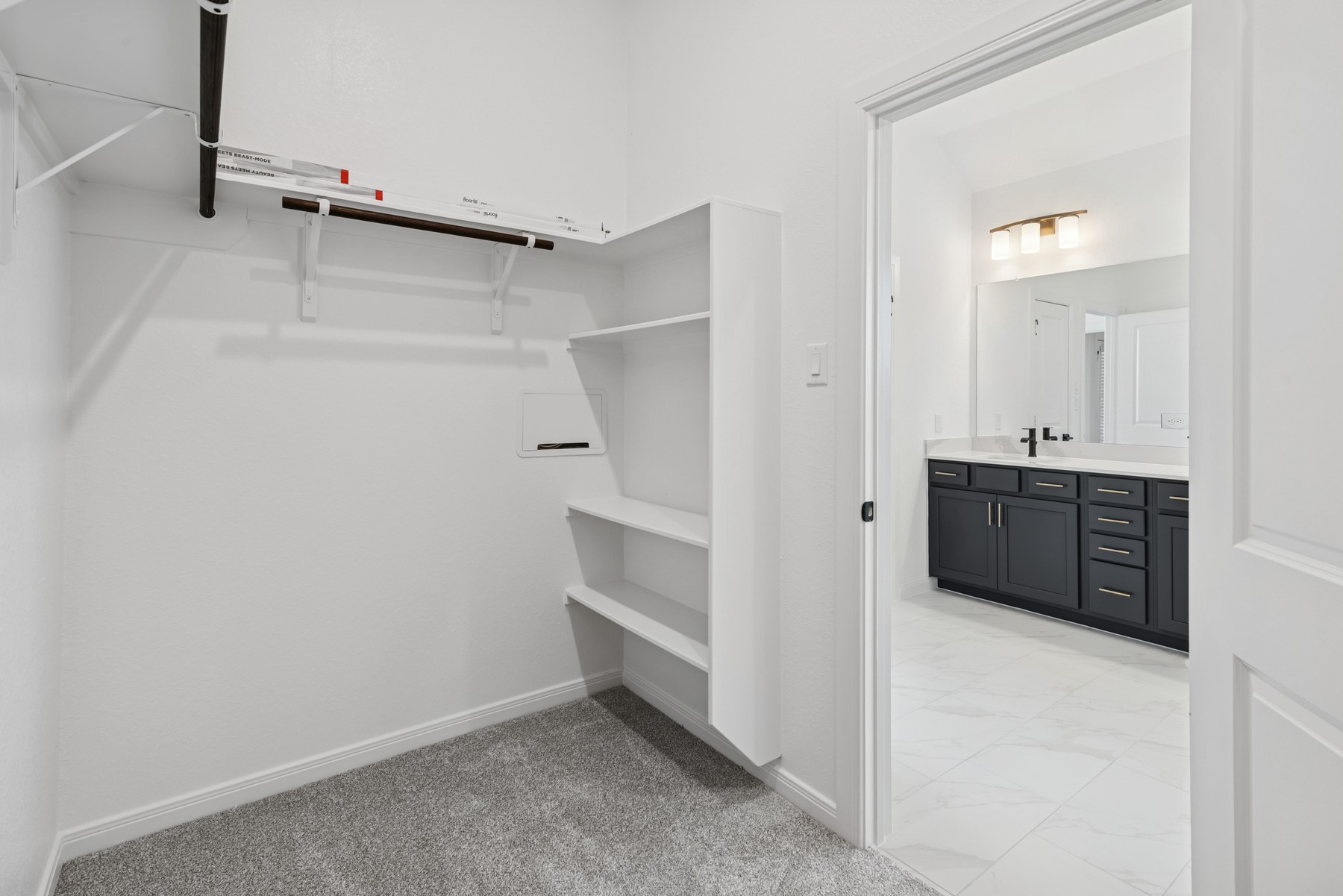 123 Blue River Trail Rosenberg, TX 77471 - Photo 42 of 46 a view of walk in closet with cabinet