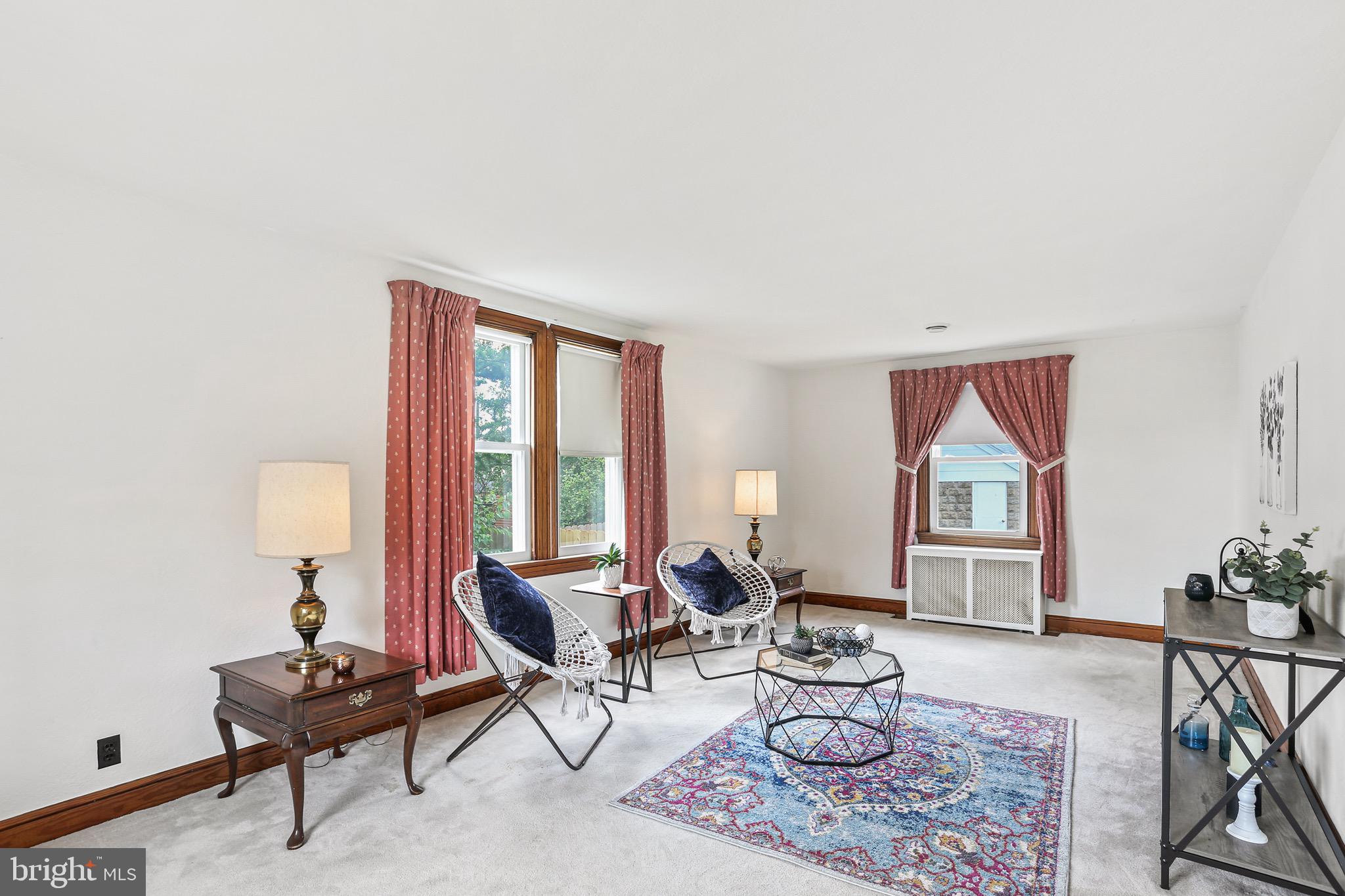 1218 Leeds Terrace Halethorpe, MD 21227 - Photo 4 of 31 Spacious LR with w/w over wood floors