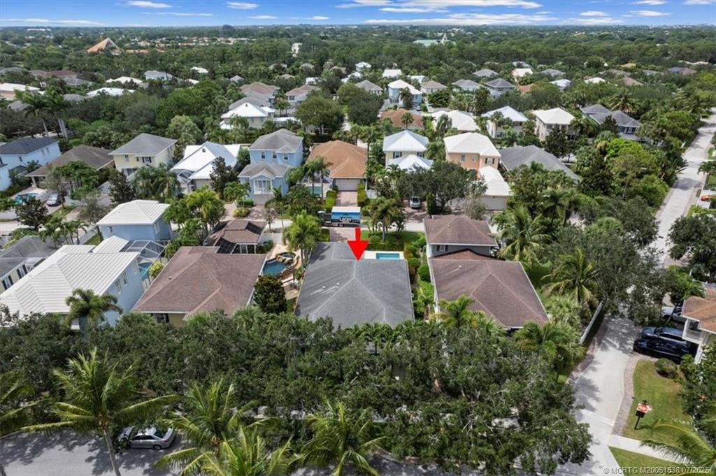 107 Castries Drive Jupiter, FL 33458 - Photo 29 of 39 an aerial view of residential houses with outdoor space and trees