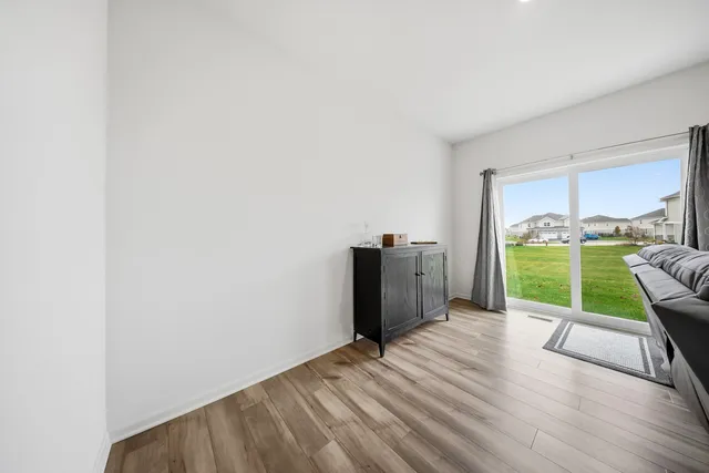 a view of a room with storage and utility room