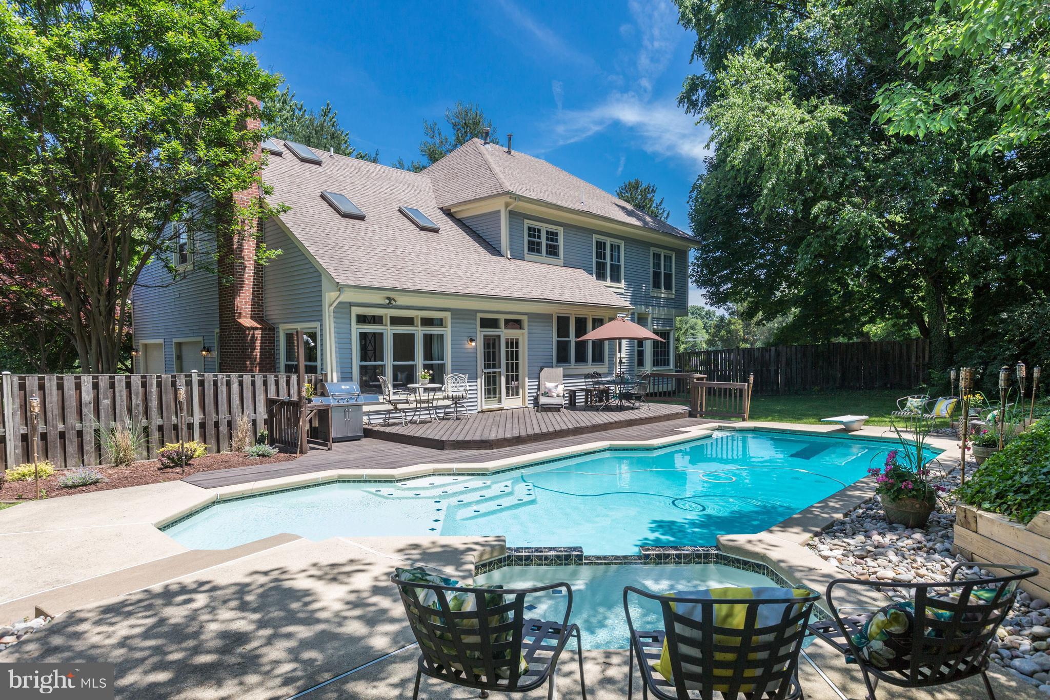 2861 Chain Bridge Road Vienna, VA 22181 - Photo 12 of 30 Salt Water Pool and Hot Tub