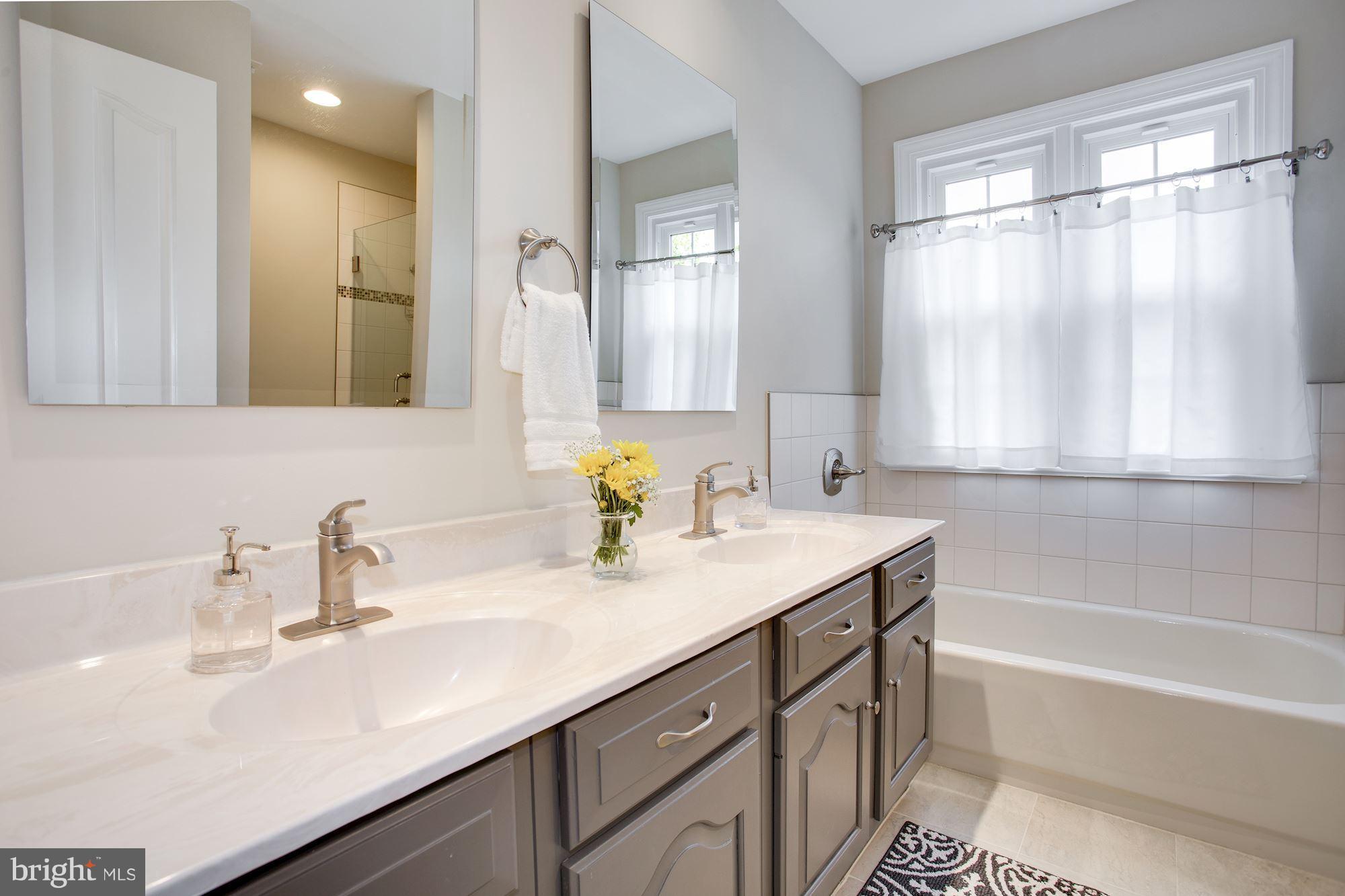 2861 Chain Bridge Road Vienna, VA 22181 - Photo 23 of 30 Bath #2, Upper. Double Sinks for Busy Mornings!