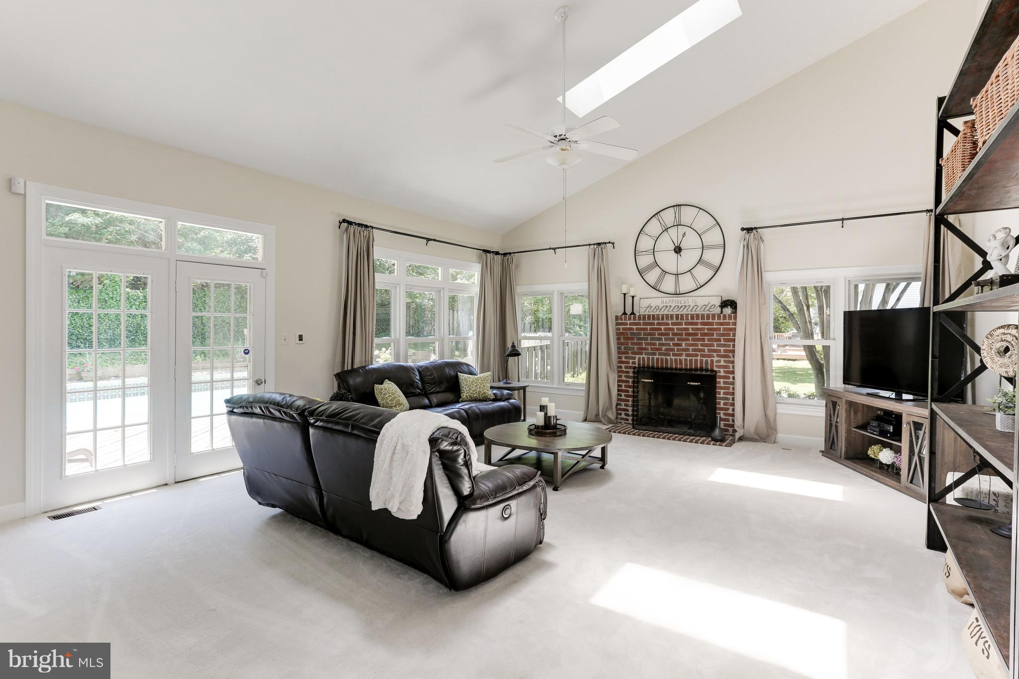2861 Chain Bridge Road Vienna, VA 22181 - Photo 10 of 30 Family Room: Light pours in! Steps to Pool!