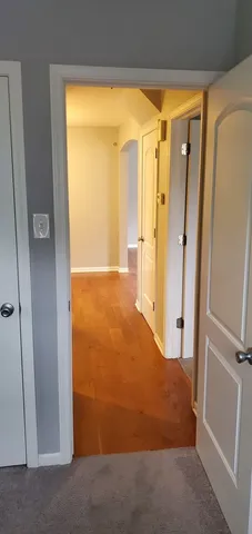 a view of closet area