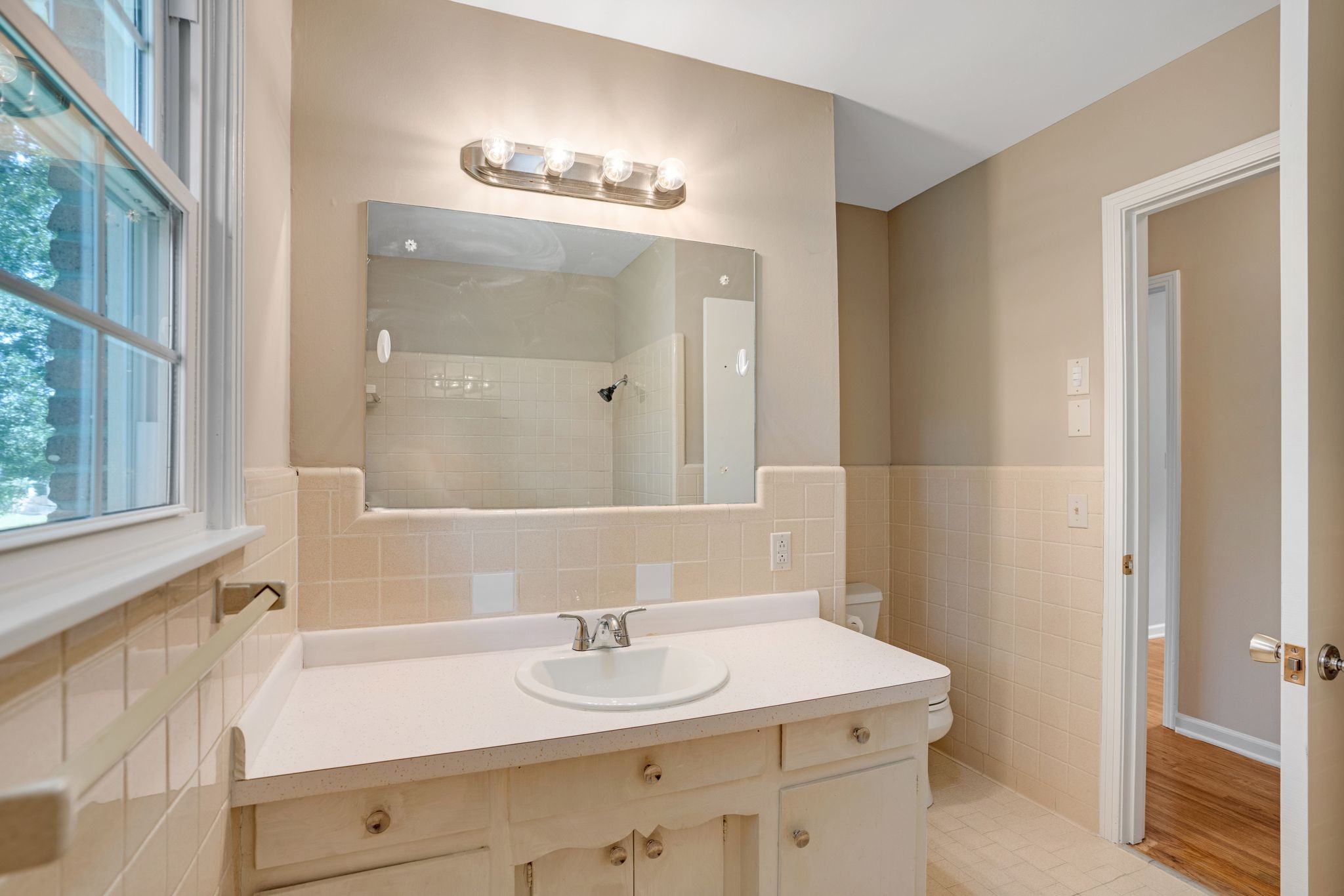 2105 Post Road Clarksville, TN 37043 - Photo 16 of 22 a bathroom with a sink and a mirror