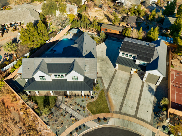 1283 North Gallen Road Santa Clara, UT 84765 - Photo 98 of 103 Aerial view of property and surrounding area