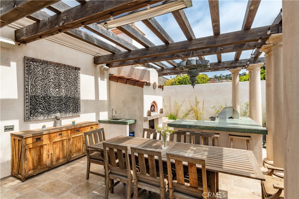 1716 Addison Road Palos Verdes Estates, CA 90274 - Photo 19 of 55 a view of a dining room with furniture window and outside view