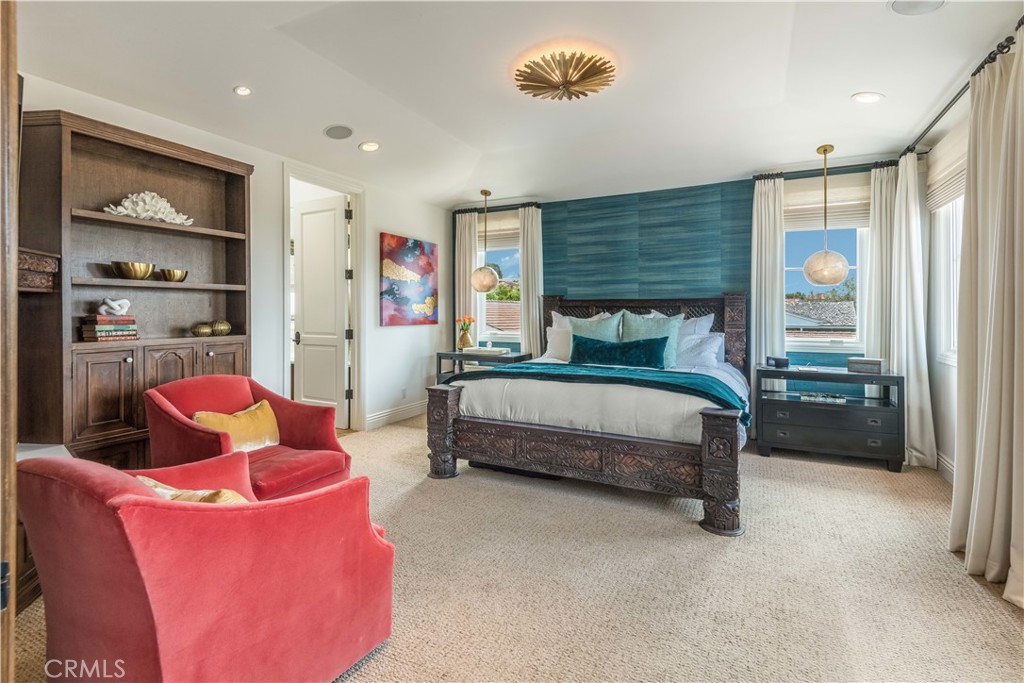 1716 Addison Road Palos Verdes Estates, CA 90274 - Photo 22 of 55 a bedroom with furniture and wooden floor