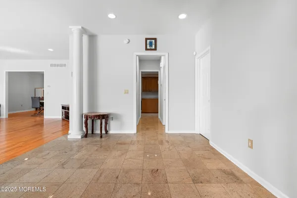 a view of a living room