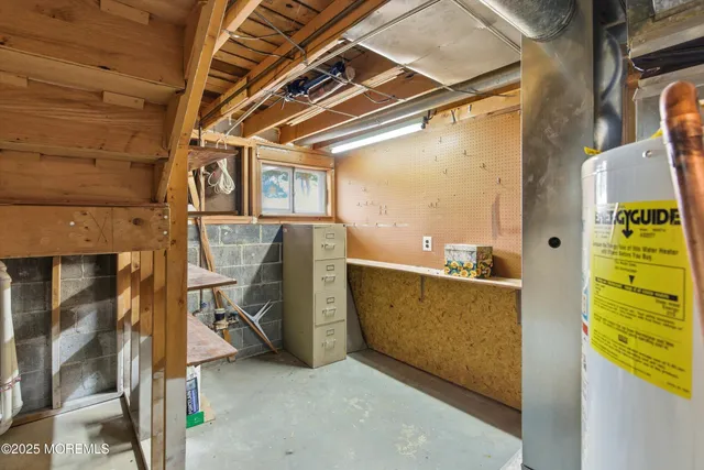 a view of storage and utility room