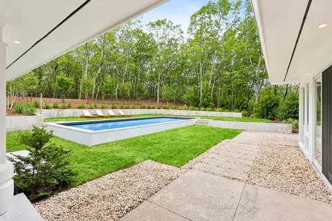 a house view with a outdoor space