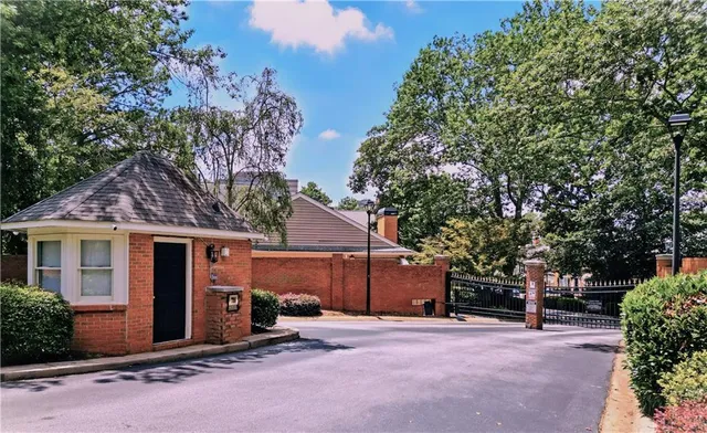a house with trees in front of it