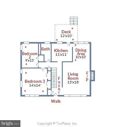 9603 Flower Avenue Silver Spring, MD 20901 - Photo 29 of 30 Floor plan MAIN LEVEL