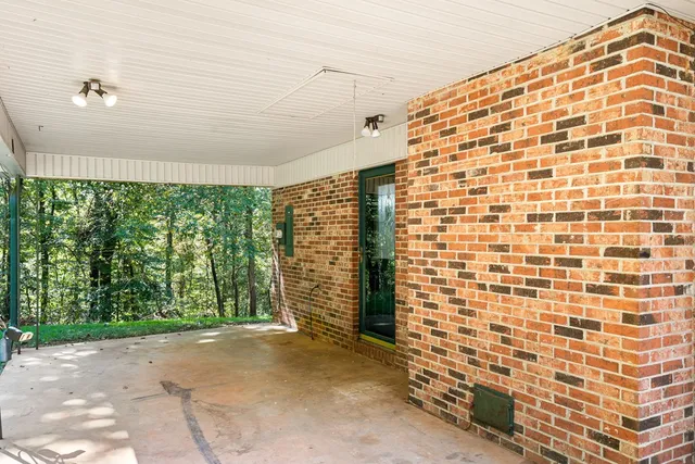 a view of front door