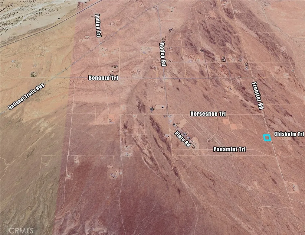 0 Frontier Helendale, CA 92342 - Photo 4 of 8 a view of a sign of under a wall