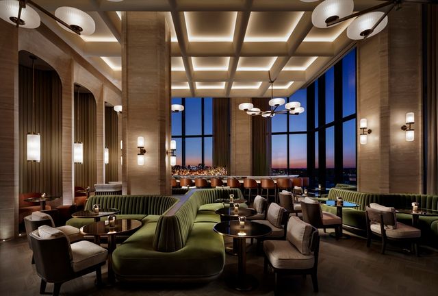 a view of a terrace with couches