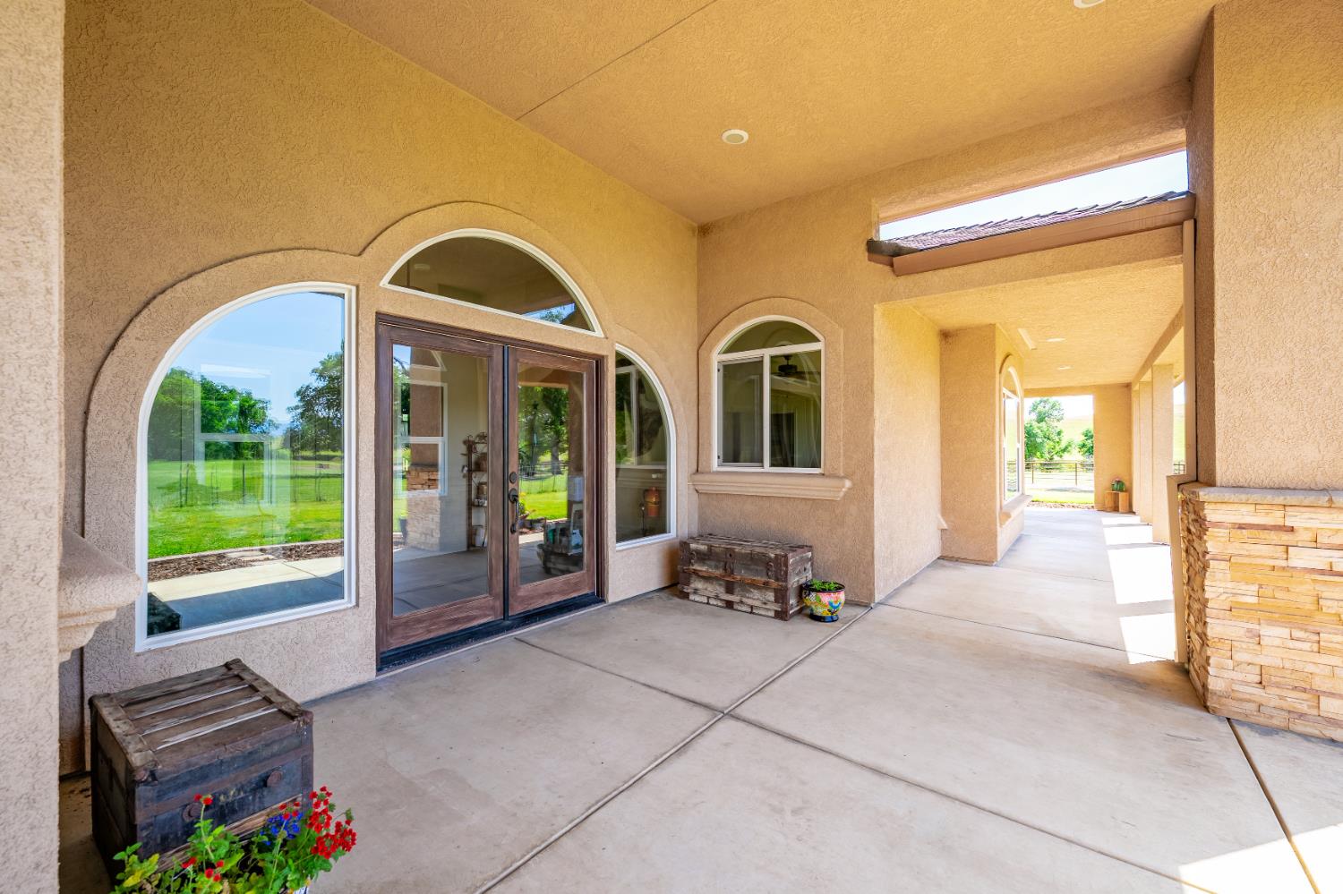 15605 Johnson Road Red Bluff, CA 96080 - Photo 63 of 88 a front view of a house with outdoor seating