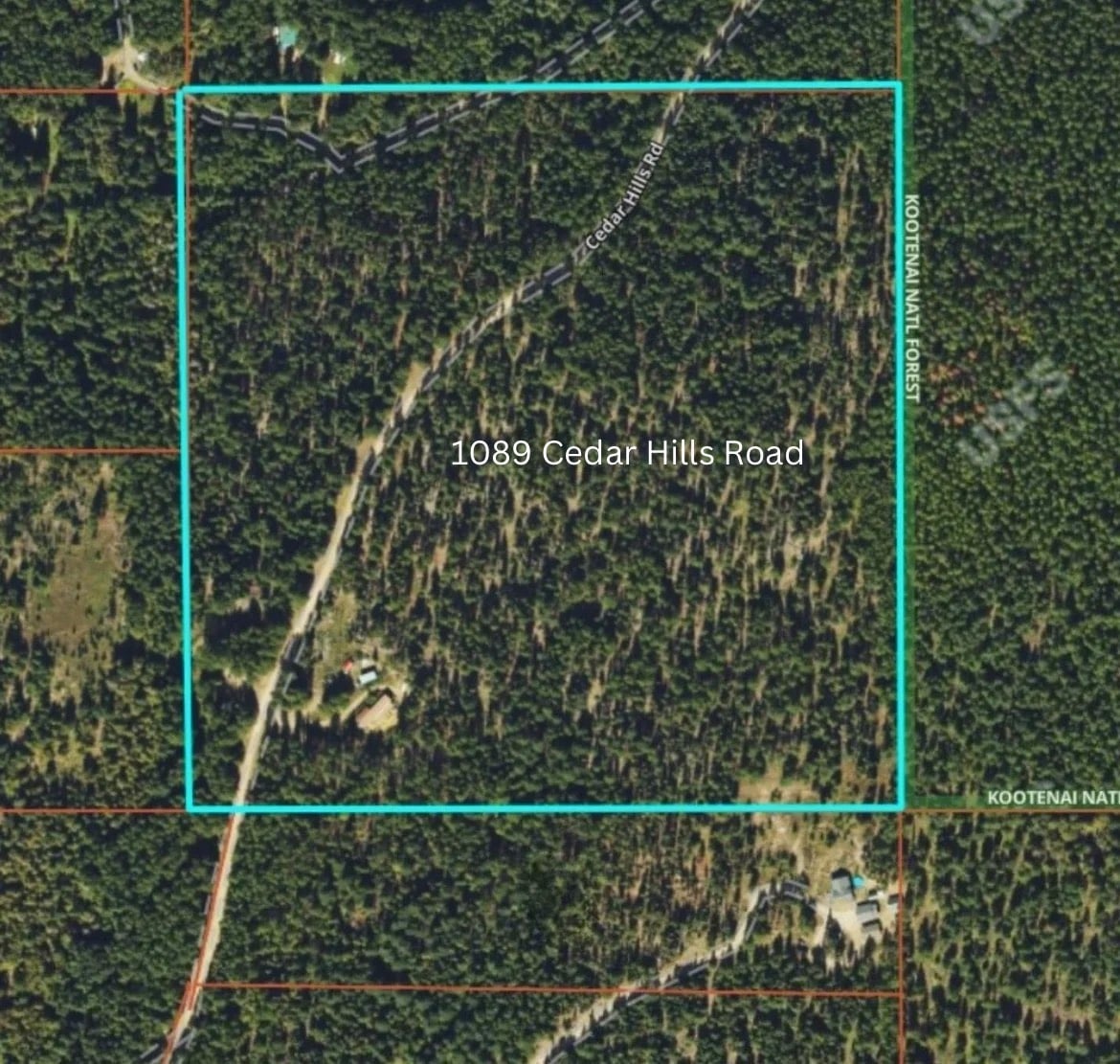 Map / location featuring property parcel outlined
