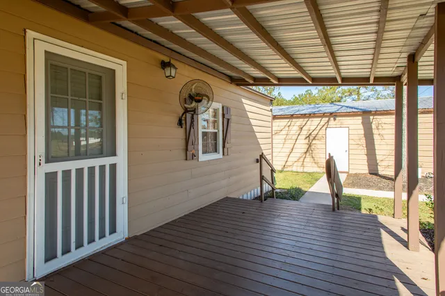 a view of a room with storage