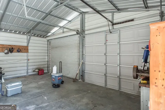 a room with storage and utility