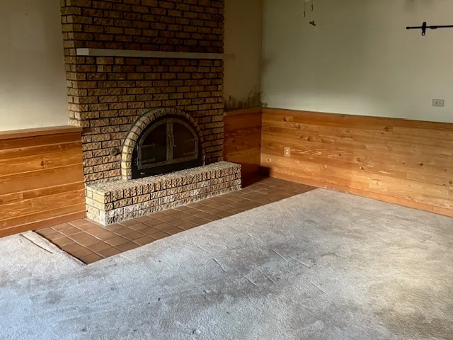 a view of a door in the house