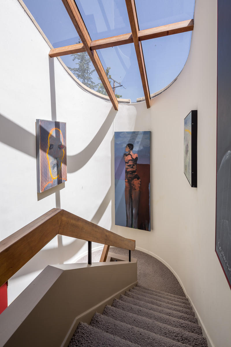 7410 Shepard Mesa Road Carpinteria, CA 93013 - Photo 6 of 32 Staircase and Skylight