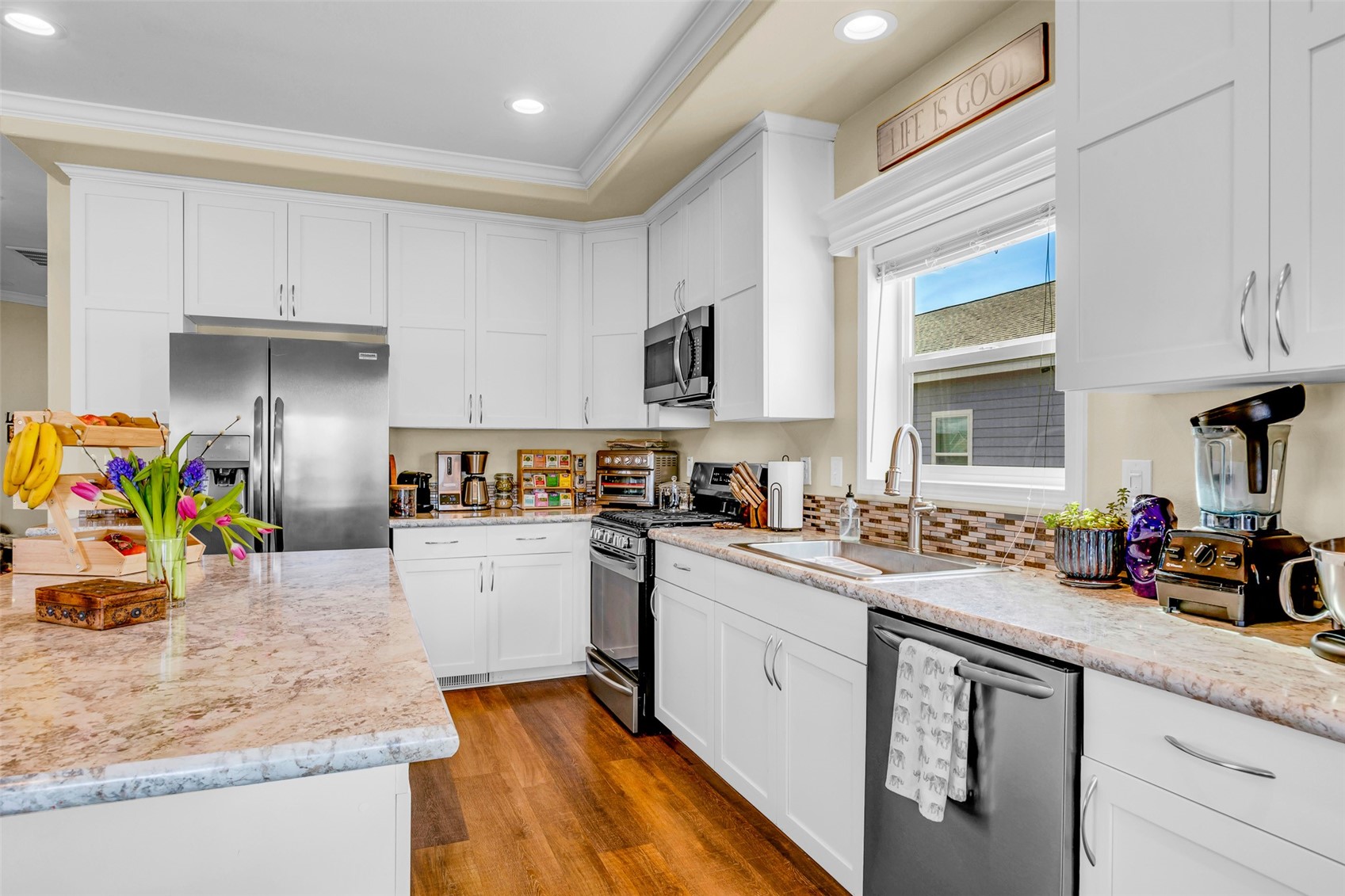 108 A Sun Rock Road, Unit A Fairplay, CO 80440 - Photo 5 of 48 a kitchen with a sink a stove and cabinets