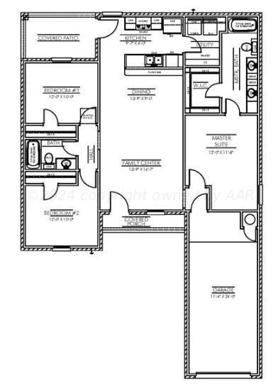 5005 Ratliff Street Amarillo, TX 79118 - Photo 2 of 2 5005 Ratliff-Floor Plan