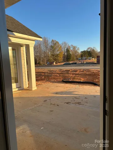 a view of balcony and ocean view