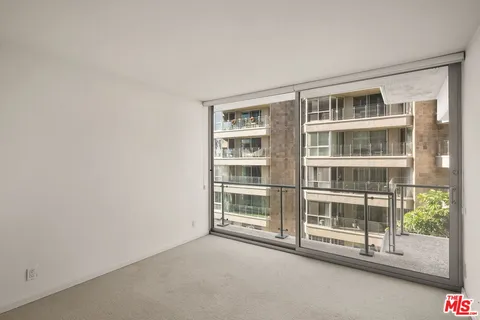 a view of a building from a window