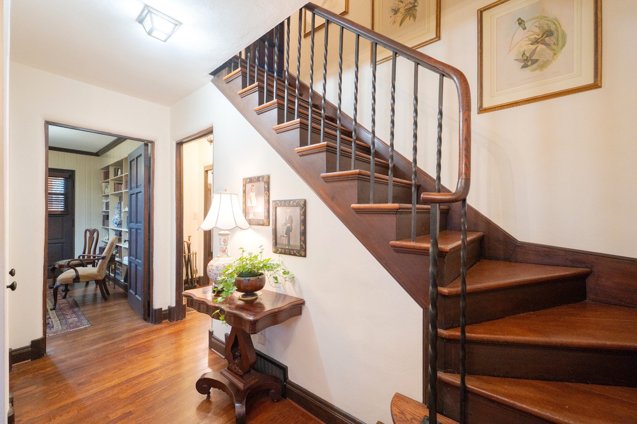 226 Rose Street Pulaski, TN 38478 - Photo 18 of 51 a view of entryway with wooden floor and stairs