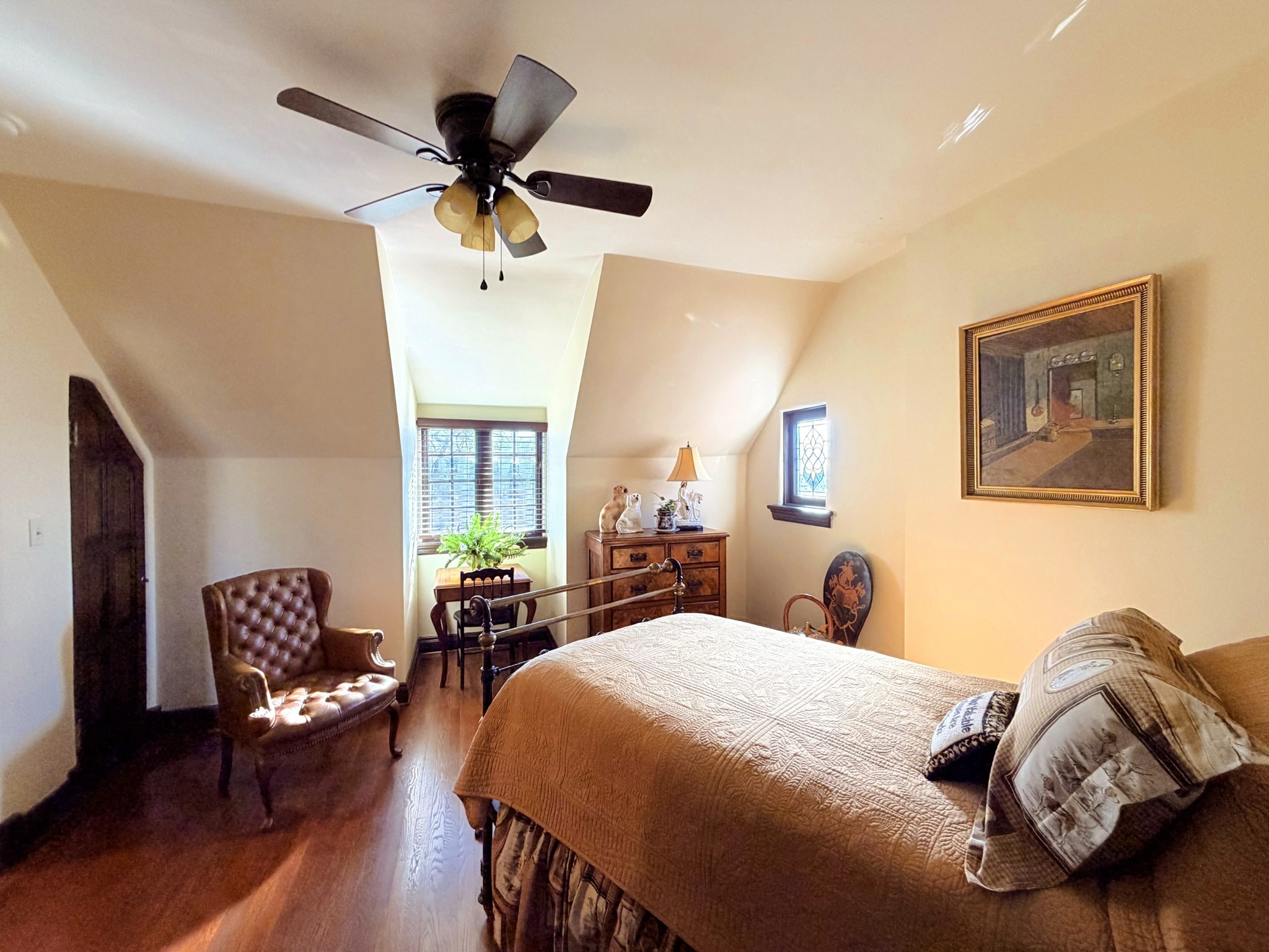 226 Rose Street Pulaski, TN 38478 - Photo 29 of 51 a bedroom with a bed and wooden floor