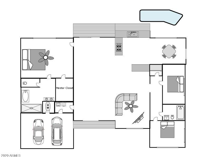 4842 East Presidio Road Phoenix, AZ 85032 - Photo 2 of 2 Presidio Floorplan