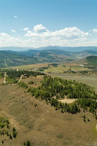 a view of a lake with a mountain