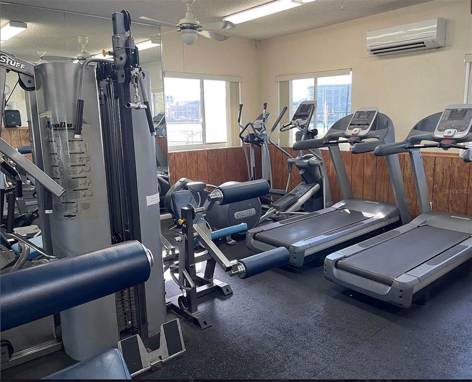 10280 Imperial Point Drive West, Unit 7 Largo, FL 33774 - Photo 59 of 67 a view of a room with gym equipment
