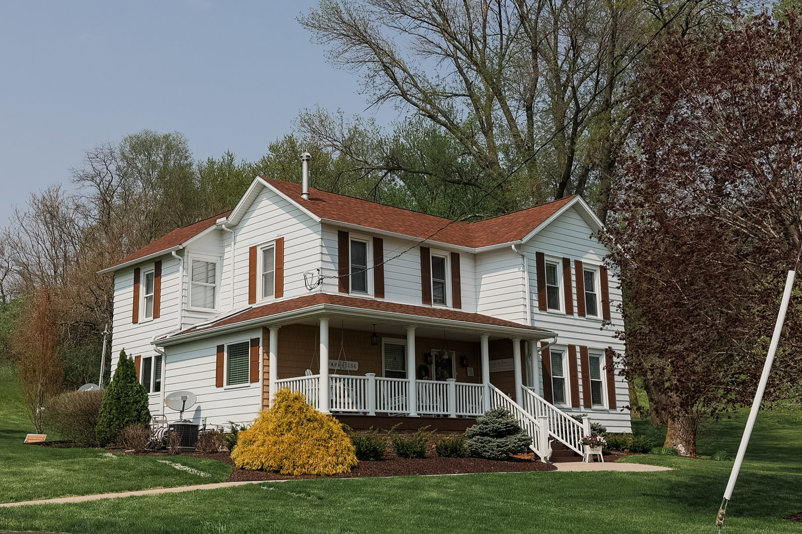 9768 Burns Road Fenton, IL 61251 - Photo 1 of 24 a front view of a house with a yard