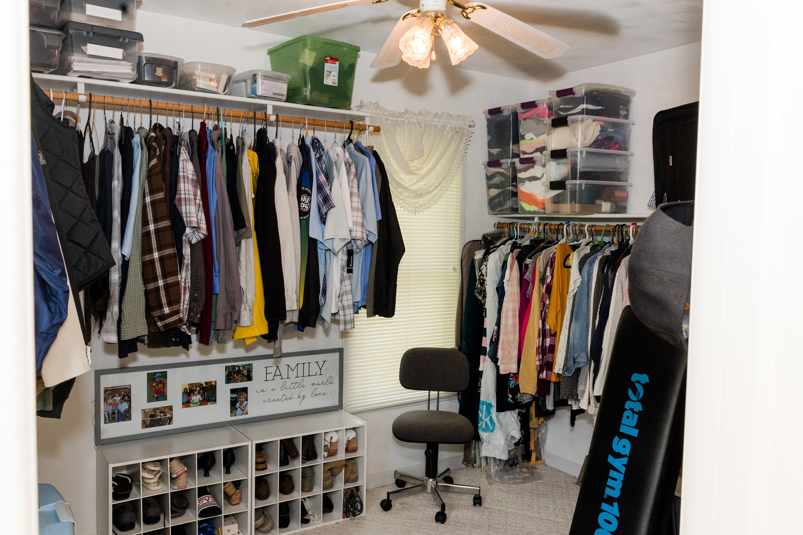 9768 Burns Road Fenton, IL 61251 - Photo 16 of 24 a view of walk in closet with clothes and shoes