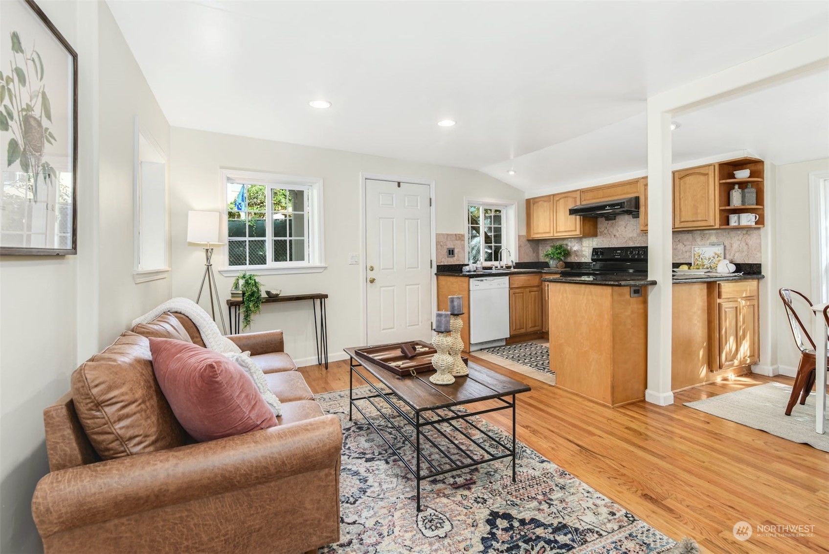 469 Maple Avenue Southwest Renton, WA 98057 - Photo 5 of 30 a living room with furniture and a wooden floor
