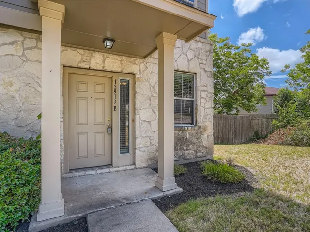 front view of a house with a glass door