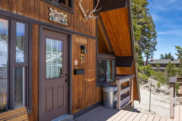 a view of balcony with furniture