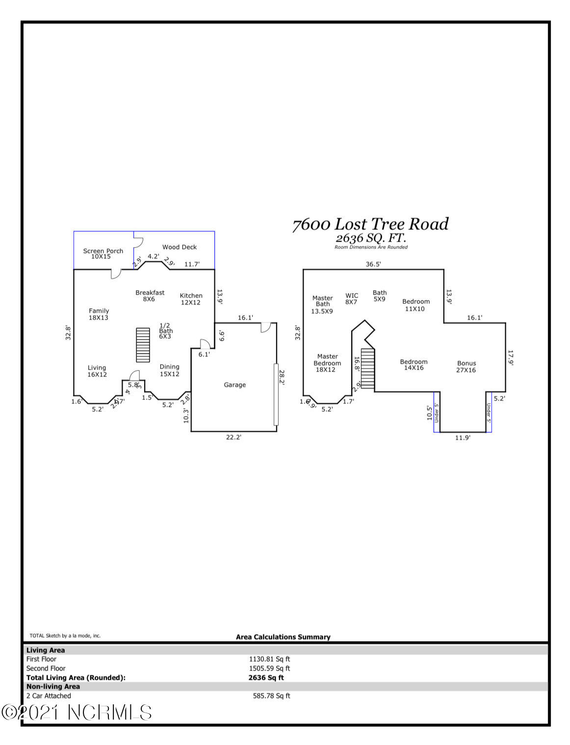 7600 Lost Tree Road Wilmington, NC 28411 - Photo 3 of 38 Sketch