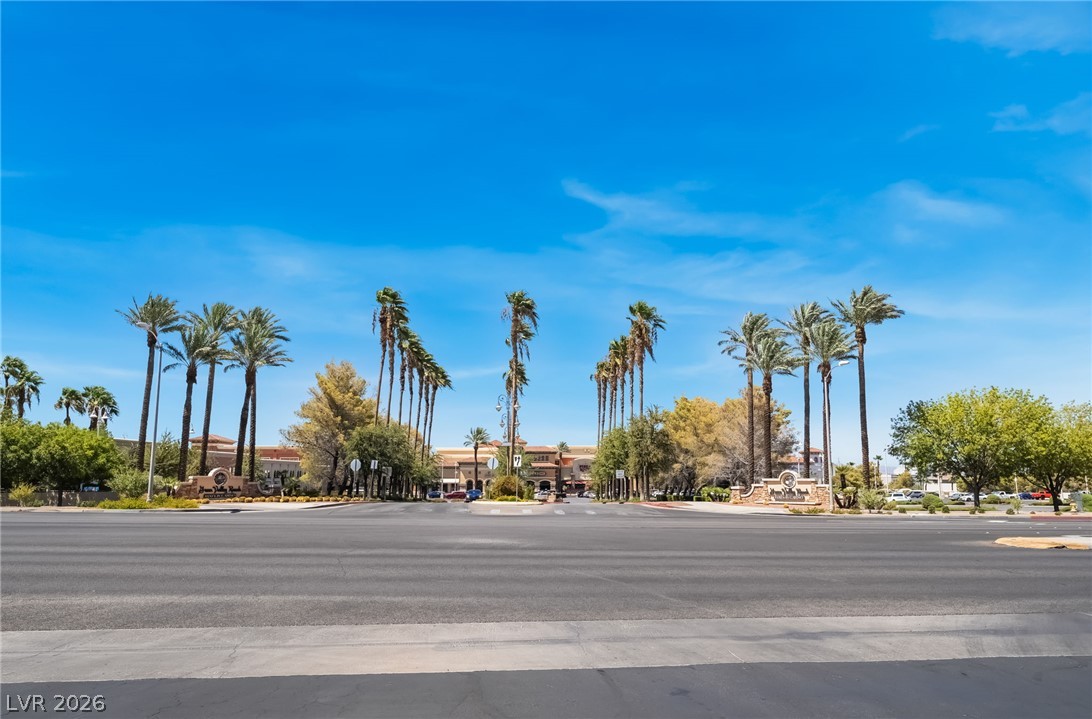 2141 Hidden Ranch Terrace Henderson, NV 89052 - Photo 26 of 28 VIEW FROM COMMUNITY GATE ENTRANCE: Directly across from Green Valley Ranch Resort and just minutes from The District, Whole Foods, Lifetime Fitness, Lee's Family Forum, shopping, dining, and entertainment