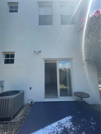 a view of front door