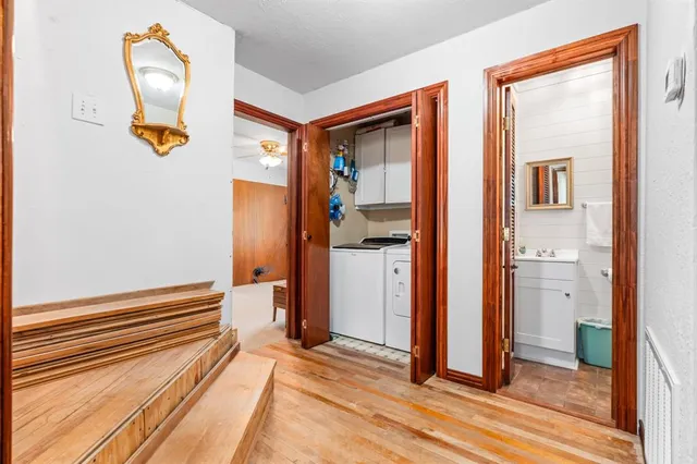 wooden floor in a gallery