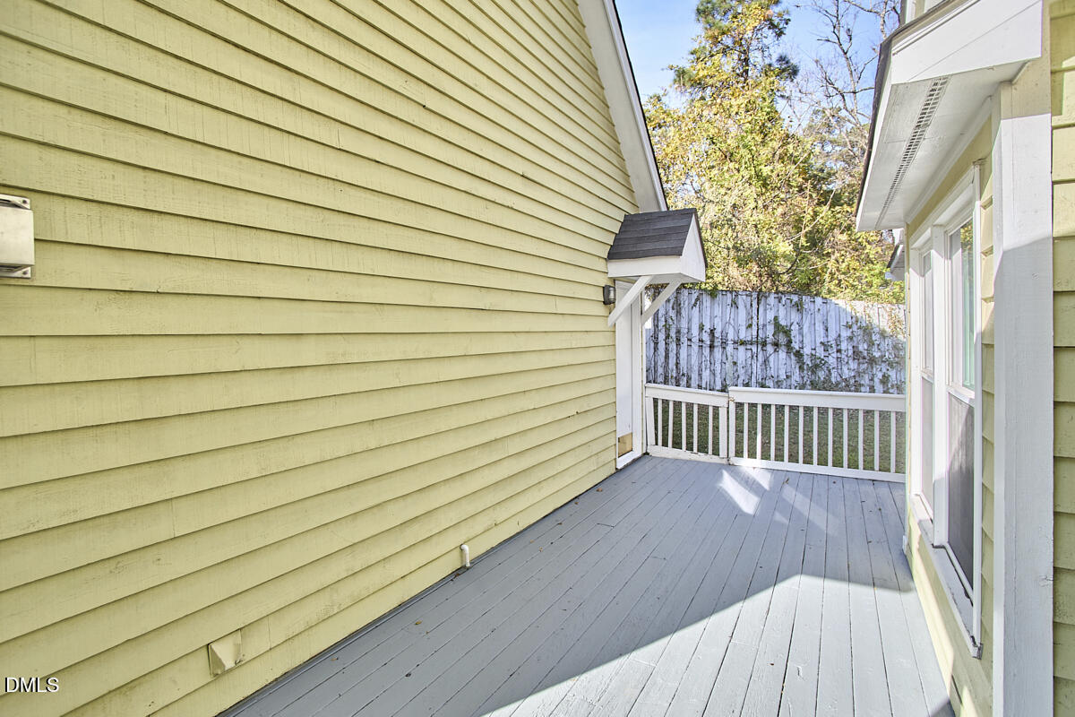 1918 Peppertree Street Durham, NC 27705 - Photo 43 of 45 a view of a balcony with door