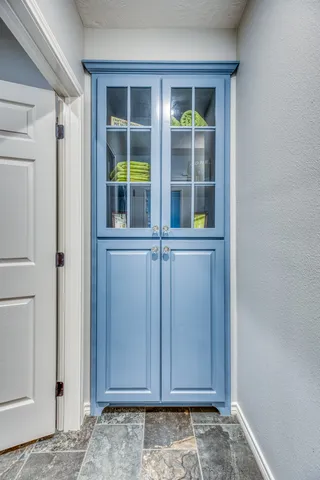 a view of front door