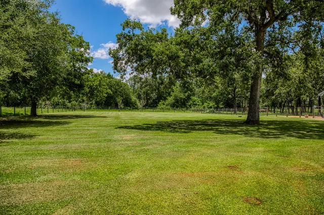 a view of a golf course