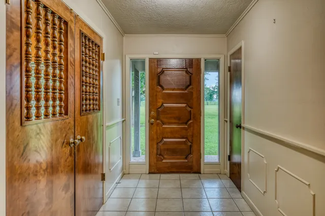 a view of a entryway door