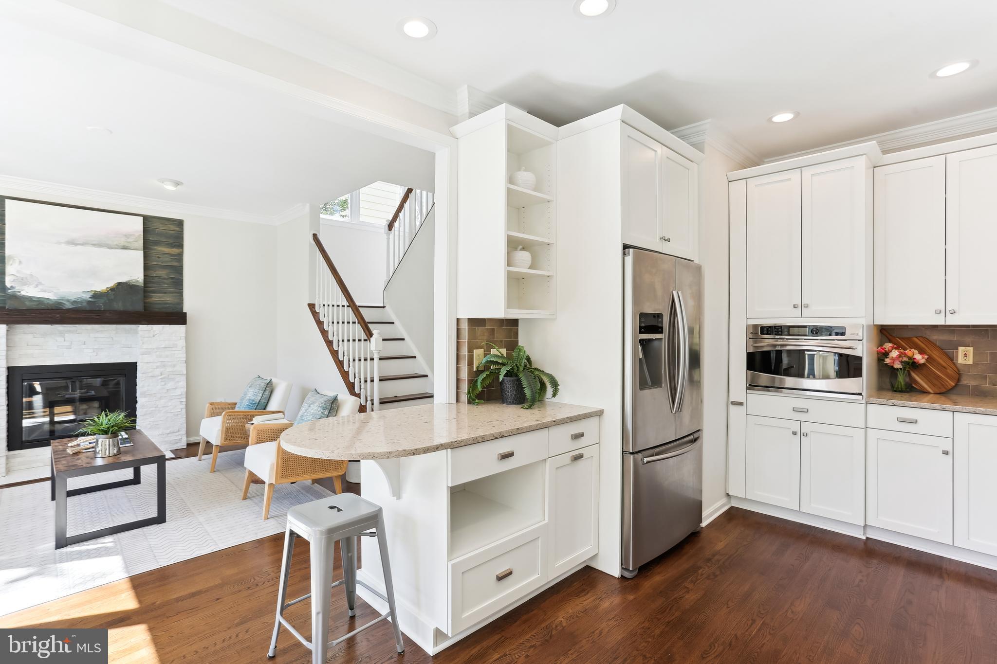 302 Little Quarry Road Gaithersburg, MD 20878 - Photo 12 of 53 Beautifully renovated kitchen opens to family room